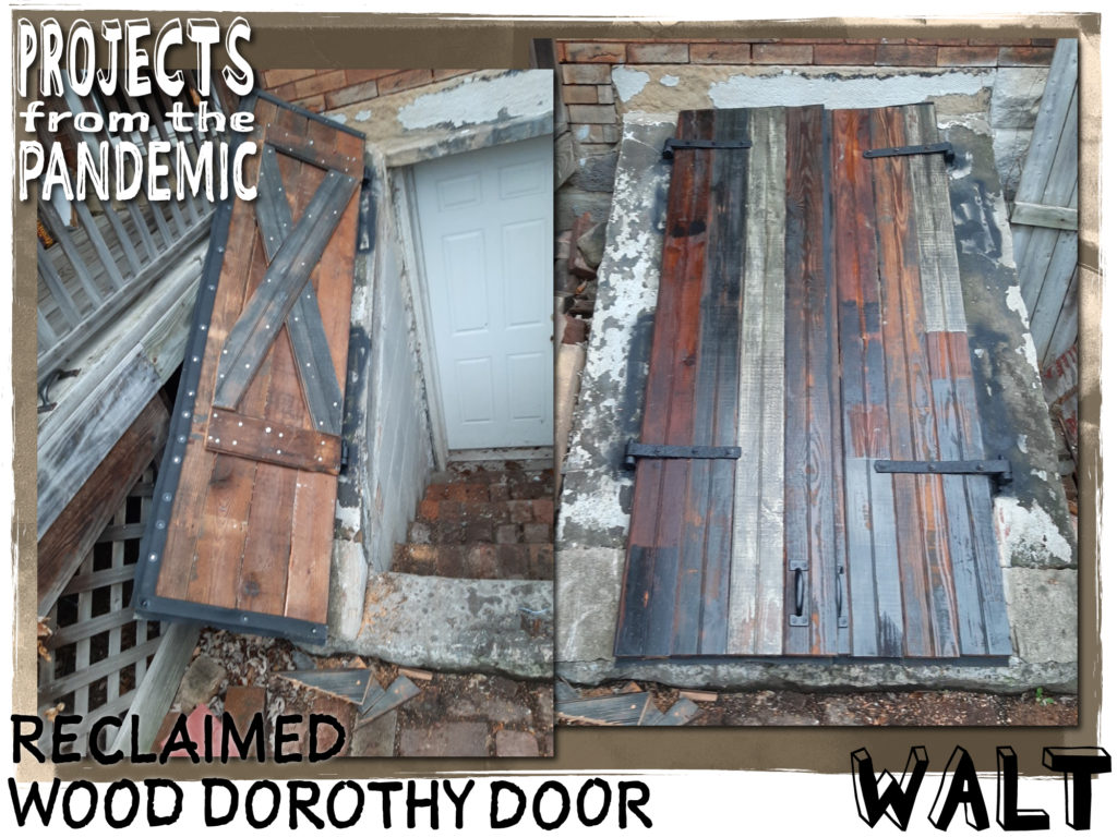 Reclaimed Wood Dorothy Door - Submitted by Walt - Salvaged wood can be the star of the show.