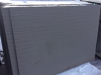 Ultra high-performance concrete cladding panels.