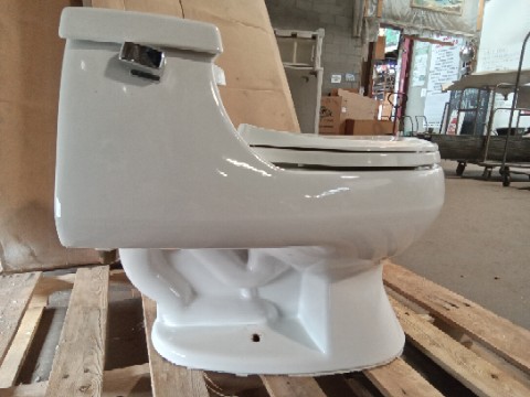 White One Piece Kohler Toilet - Construction Junction