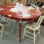 Layered Table & Chairs by Studio Blue