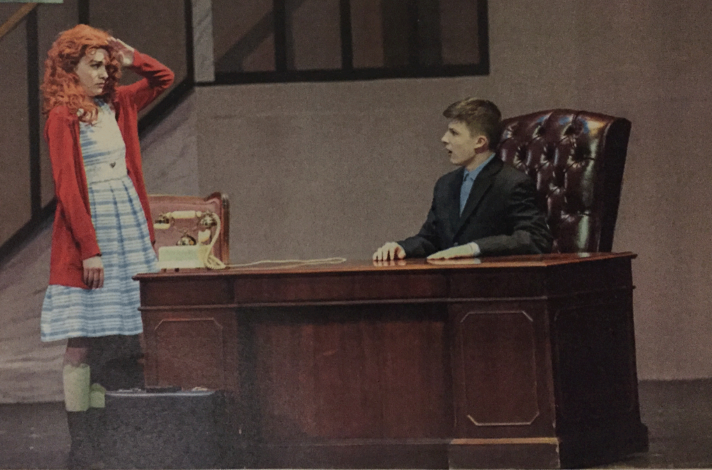 Furniture donated to Plum High School theater department for their performance of "Annie".
