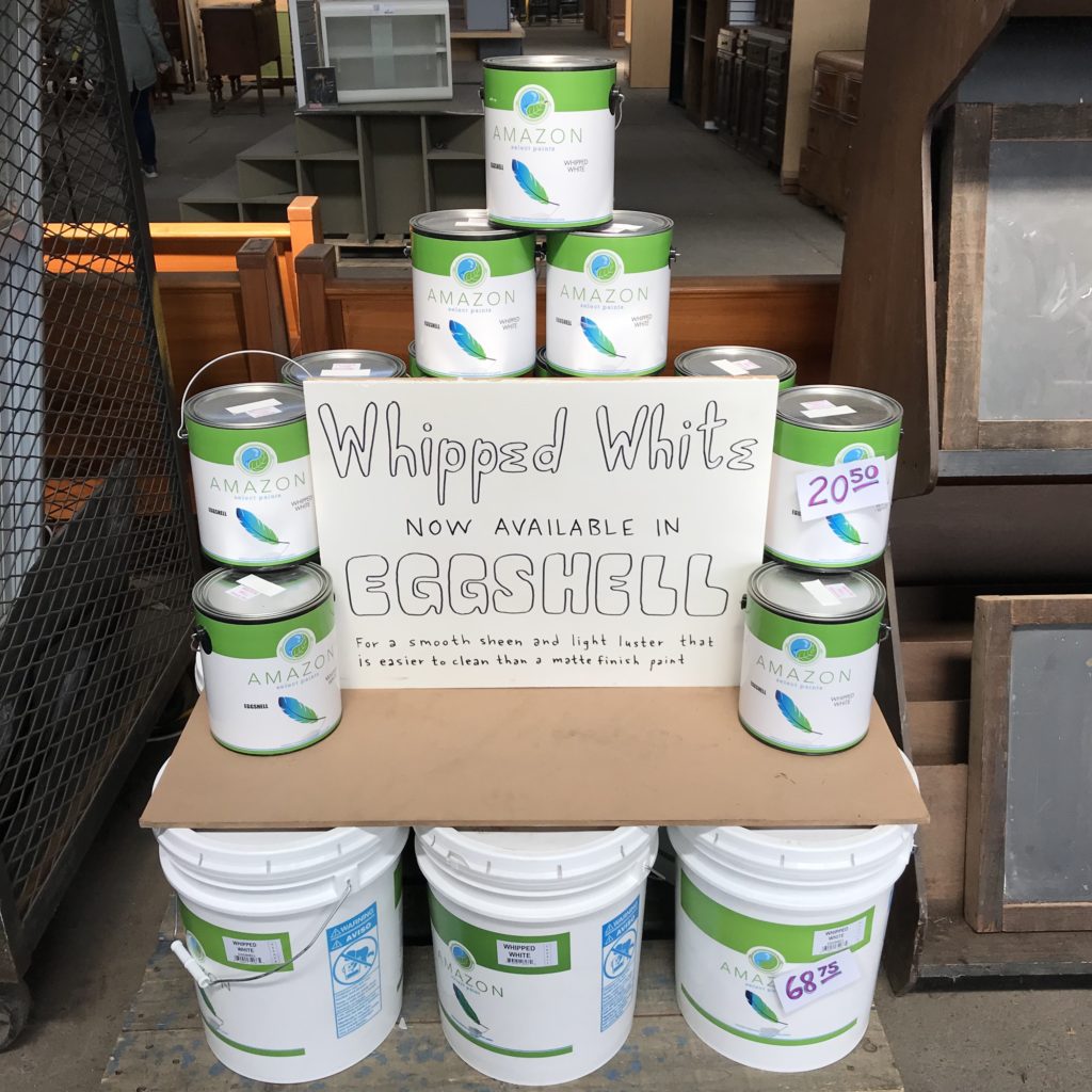 Eggshell Amazon Paint, exclusive to CJ