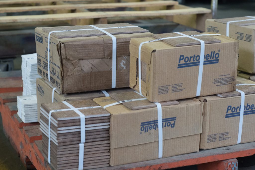 Tile banded by Goodwill staff at CJ