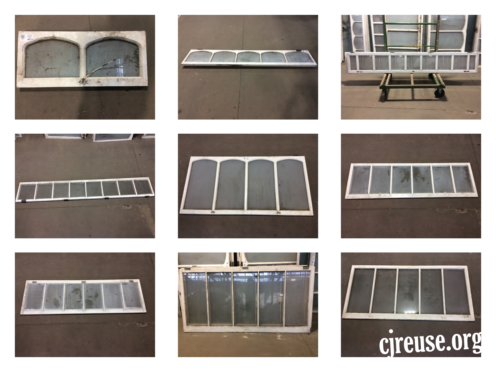 Click to browse current selection of Salvaged Phipps Greenhouse Windows