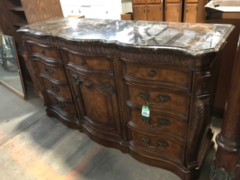 Construction Junction, Drexel Heritage Dresser With Marble Top