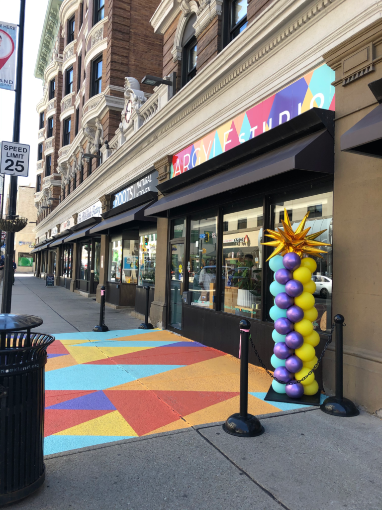 Exterior shot of the new Argyle Studio space in the Pittsburgh neighborhood of Oakland.