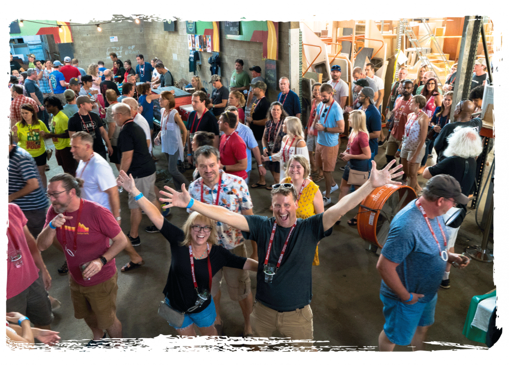 BigPourCrowdRoughFrame An excited crowd at The Steel City Big Pour