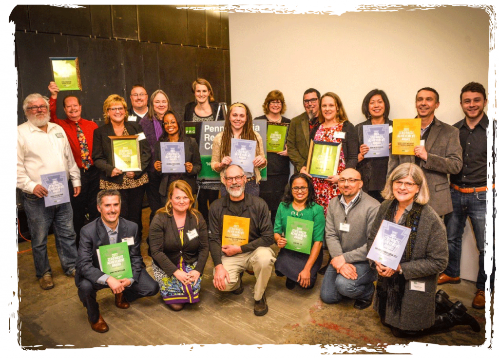 2017 Zero Waste Award recipients at CJ.