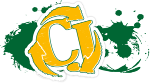 CJ Round Arrow Logo Header Icon