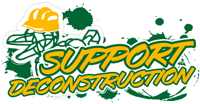 SupportDeconstructionHomePageDuckIcon Support Deconstruction Duck Hard Hat Icon Paint Graphic (click image for more info.)