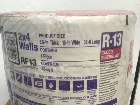 Insulation Roll - R13 Owens Corning 32FT (Surplus) - Construction Junction