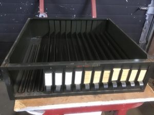 File Cabinet Specialty - Lab Aid Commercial Slide System Incomplete (Vintage)