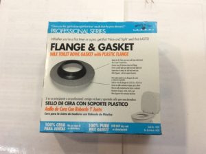 Plumbing - Black Swan Wax Toilet Bowl Gasket w/Flange Kit