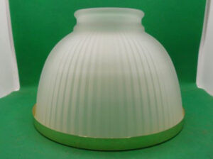Lighting Shade - Angelo Bros. Ribbed Frosted Glass Bell 7IN (Surplus)