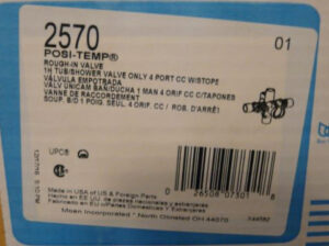 Hardware Plumbing - Moen 2570 Posi-Temp Bathtub and Shower Valve (Surplus)