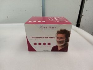 Home / Office - 24 Pack Clearmask Transparent Face Mask (Surplus)