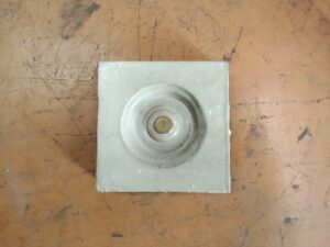 Trim Moulding - Painted Pine Rosette (Salvaged)