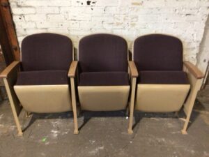 Seating - Triple Chair Upholstered Theater Seat