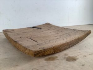 CJ Made Item - Handcrafted - Square Plate -  Wormy Chestnut