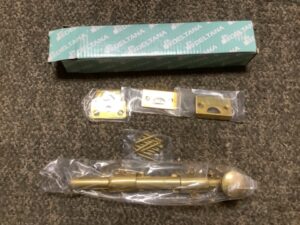 Hardware - Deltana - 12SB3, 12in Surface Bolt Brass