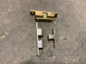 Hardware - Chrome or Brass Plated Double Ball Catch