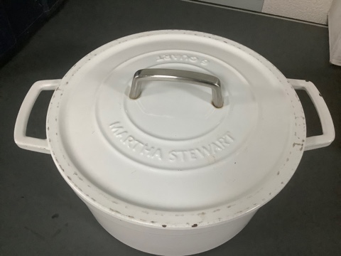 Home Office Martha Stewart Quart, Dutch Oven White