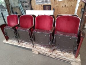 Seating Bench - Carnegie Music Hall 4 Seat Set  (Vintage)