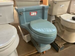 Toilet High Flow - Standard - Lowboy - Blue