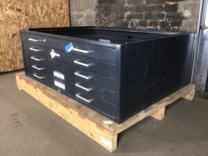 File Cabinet Flat - 5 Drawers - Steel