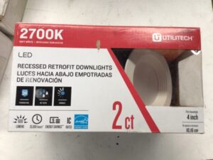 Lighting Recessed SET - Utilitech LED Downlight 2PC (Surplus)