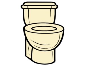 Stock Toilet - Traditional Ivory