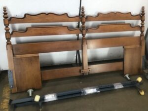 Bed Parts - Drexel - King Sized Headboard w/Steel Frame