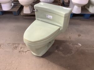 Toilet - American Standard - Low Boy One Piece, Seafoam - Green 1950s-60s