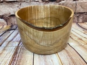 CJ Made Item - Handcrafted -  Bowl Live Edge