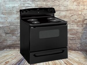 Range - GE - JBS07MBB, Electric  - Black