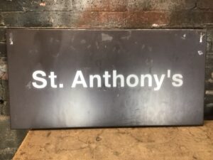 Home Decor - St Anthony's - Sign - Aluminum