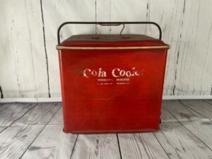 Specialty Collectible - Poloran - Cola Cooler, w/ Bottle Opener  - Red