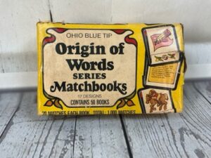 Specialty Collectible - Ohio Blue Tip - Original of Words, Matchbook Series 50ct