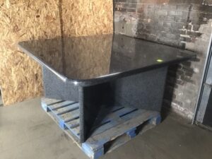 REDUCED Table - Large - Square w/Interlocking Base - Granite