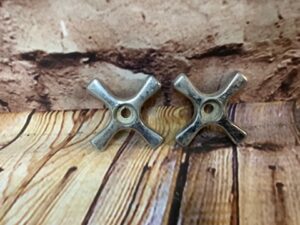 Faucet - Cross, 2 1/4 in - Metallic