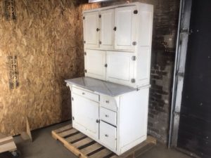 Kitchen Cabinet Individual - Hoosier Cabinet - 3 PC - Wood w/4 Steel Drawers
