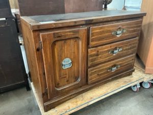 Dresser - 3 Drawer 1 Door, Nautical Themed  Solid Wood