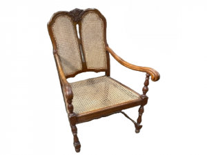 Chair - Double Caned Back, Armchair - Wooden