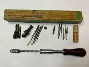 Hardware / Tools - North Bros Mfg - Yankee No 135, Screwdriver w/ Box and Bits